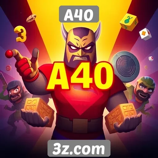 Novas funcionalidades do site de jogos A40