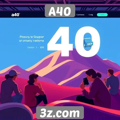 Análise da experiência do usuário no site A40